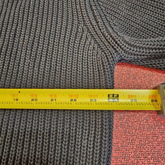 Jenni Kayne Organic Cotton Cocoon Cardigan Sweater Black Ribbed Relaxed XXS - Picture 7 of 12